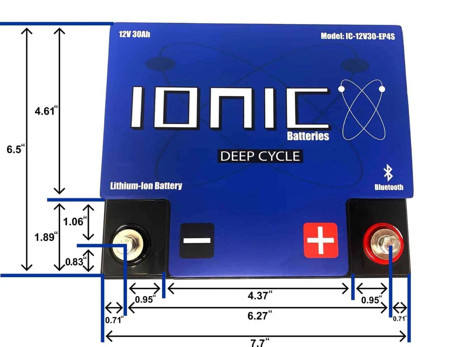 12 Volt 30Ah Lithium Deep Cycle Battery