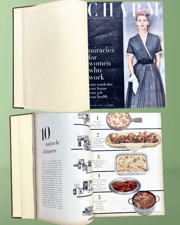 1953 CHARM Magazine Anthology – When Workwear Was Sharp, Play Clothes Were Lively, & Beachwear Was Bold