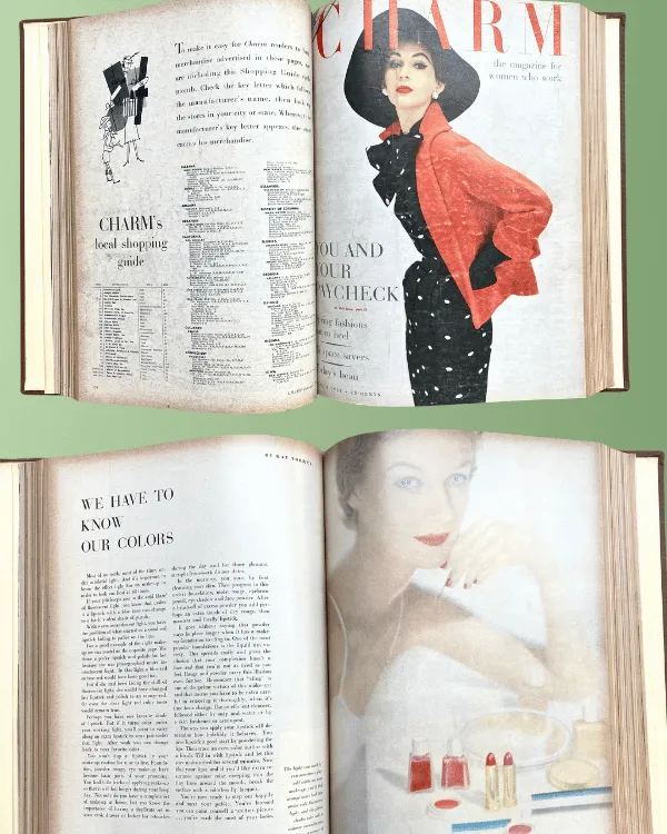 1953 CHARM Magazine Anthology – When Workwear Was Sharp, Play Clothes Were Lively, & Beachwear Was Bold