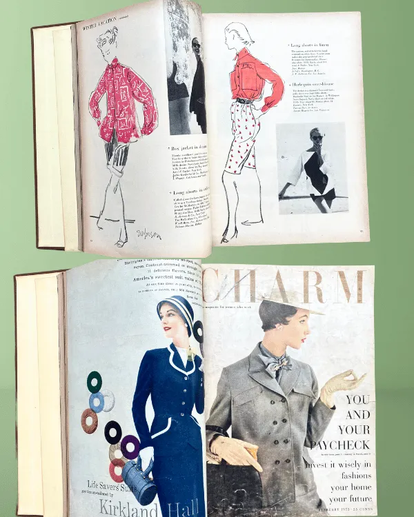 1953 CHARM Magazine Anthology – When Workwear Was Sharp, Play Clothes Were Lively, & Beachwear Was Bold