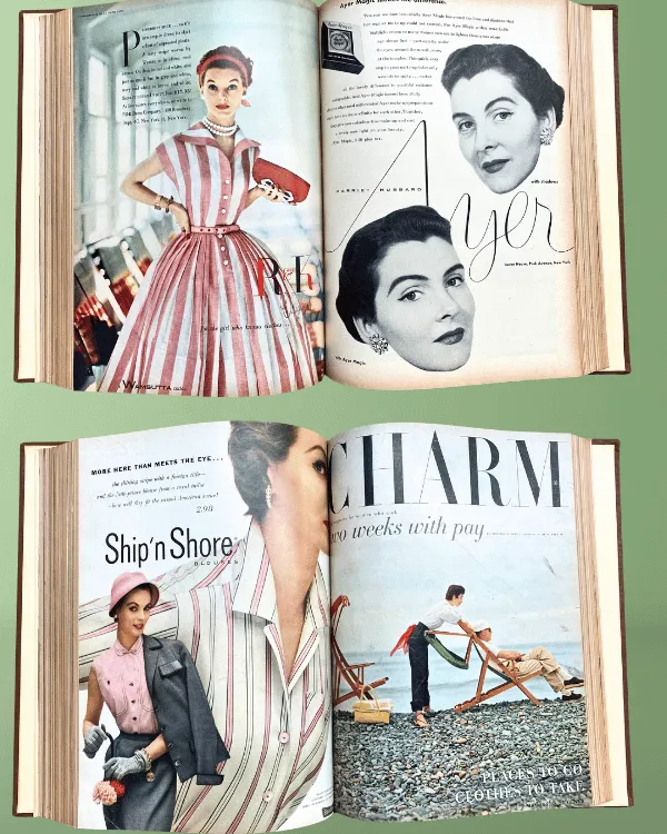 1953 CHARM Magazine Anthology – When Workwear Was Sharp, Play Clothes Were Lively, & Beachwear Was Bold