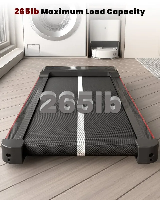 2-in 1 Electric Treadmill Under Desk Walking Pad with Bluetooth& Remote Control