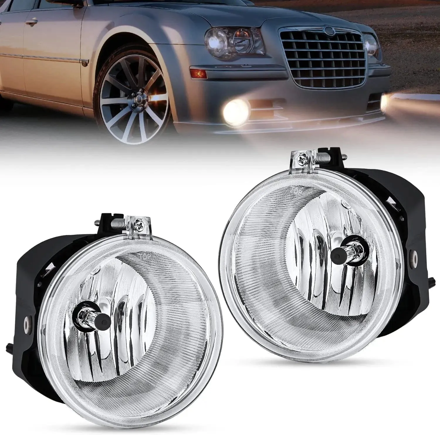 2005-2010 Dodge Grand Cherokee 2007-2009 Durango 2007-2009 Chrysler 300 SRT8 Aspen 2005-2009 Dodge Dakota 2006-2010 Commander 2006-2008 Raider Fog Light Assembly