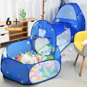 3 Pcs/set Portable Children's Crawling Tunnel Ocean Ball Pool Tents