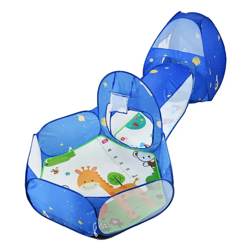 3 Pcs/set Portable Children's Crawling Tunnel Ocean Ball Pool Tents