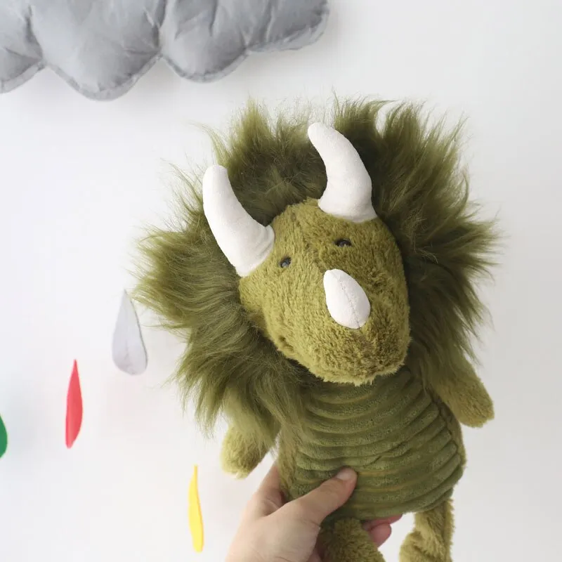 35CM Cute Unicorn Dinosaur Plushies Dolls Animals Lion Elephant Crocodile Pig Creative Stuffed Children's Toys Halloween Gifts