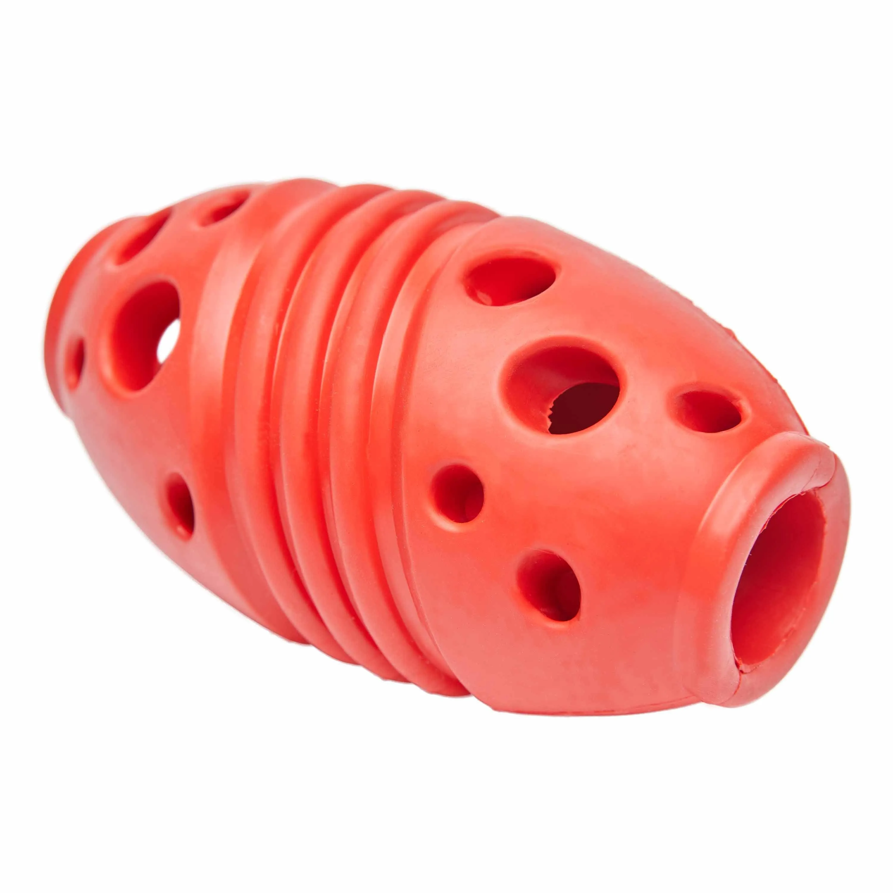 4 1/2" Natural Rubber Interactive Dog Chew Toy / Treat  Slow Feeder