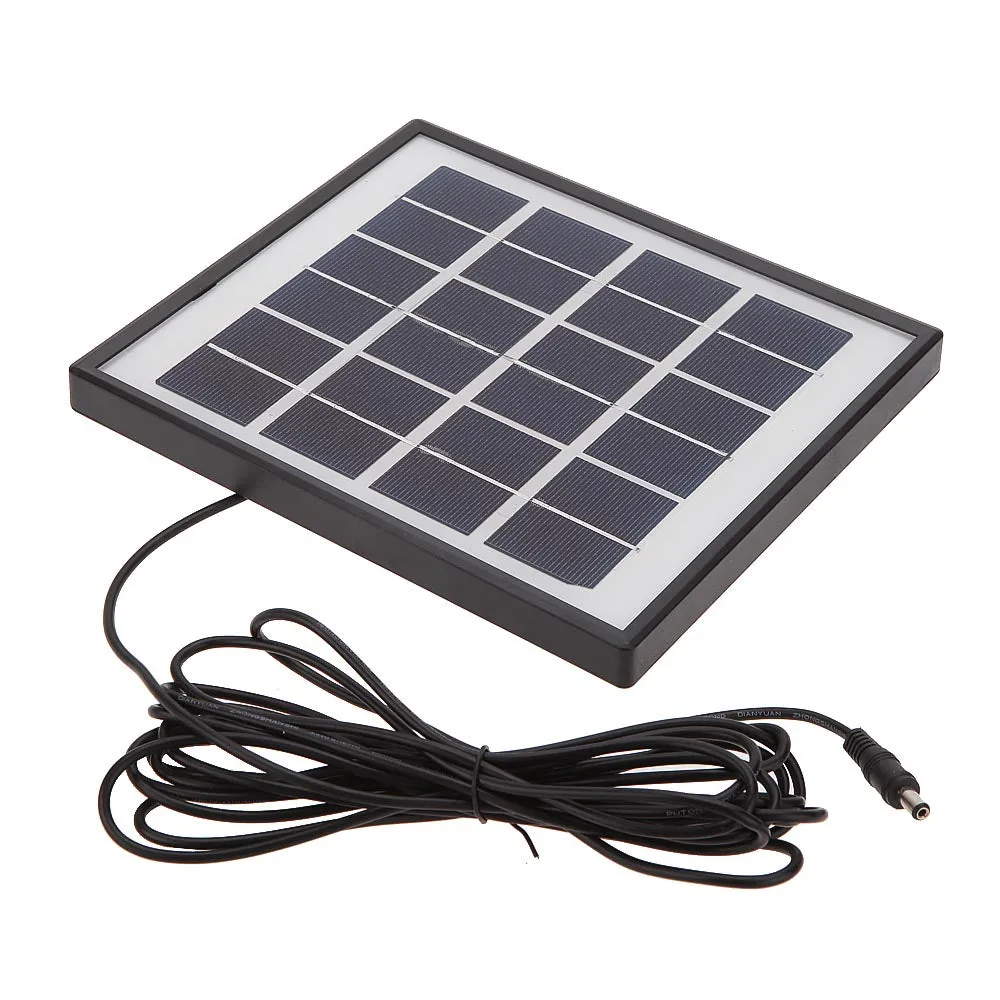 4W Solar Powered Panel 3 LED Light Lamp