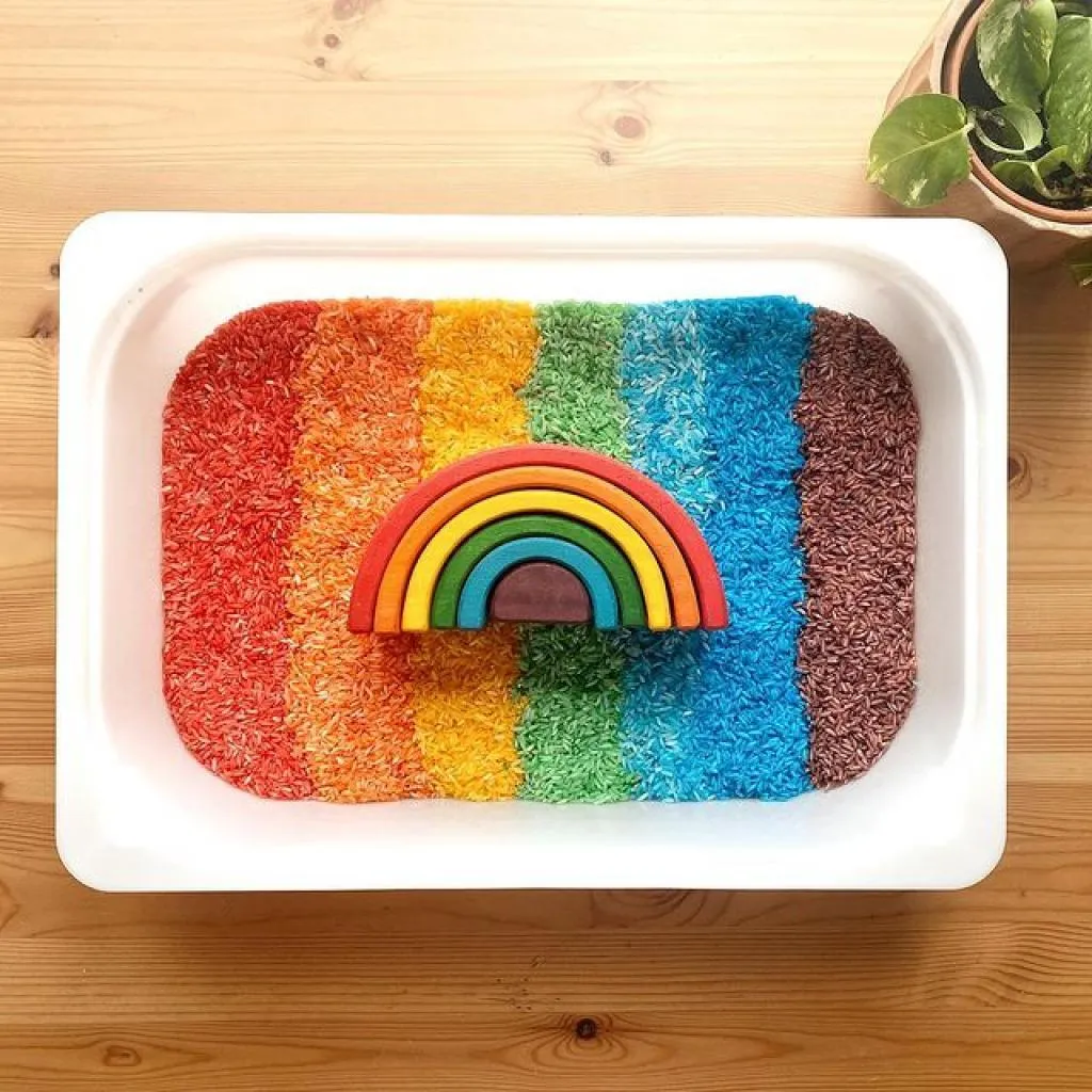 6-Piece Rainbow Stacker