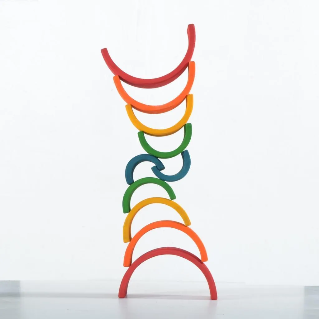 6-Piece Rainbow Stacker