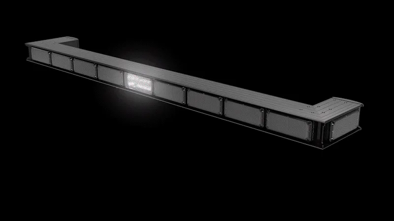 70" 937 Revolution LED Lightbar w/ Emitter - Night Blaze Edition™