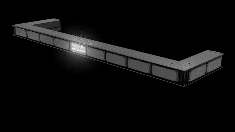 70" 937 Revolution LED Lightbar w/ Emitter - Night Blaze Edition™