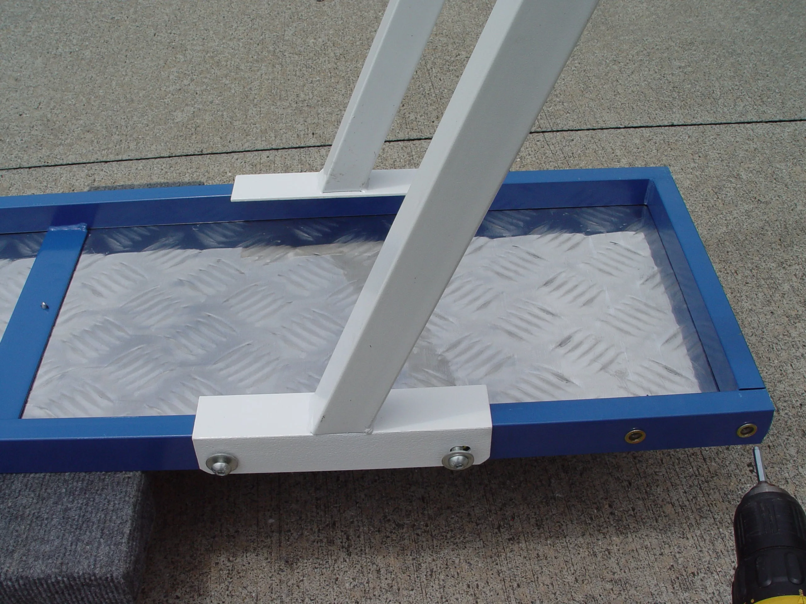 *8’ Dog Walk, Rubber Top, Aluminium Boards, Metal Steel Structure, On-Wheels Interface Ready