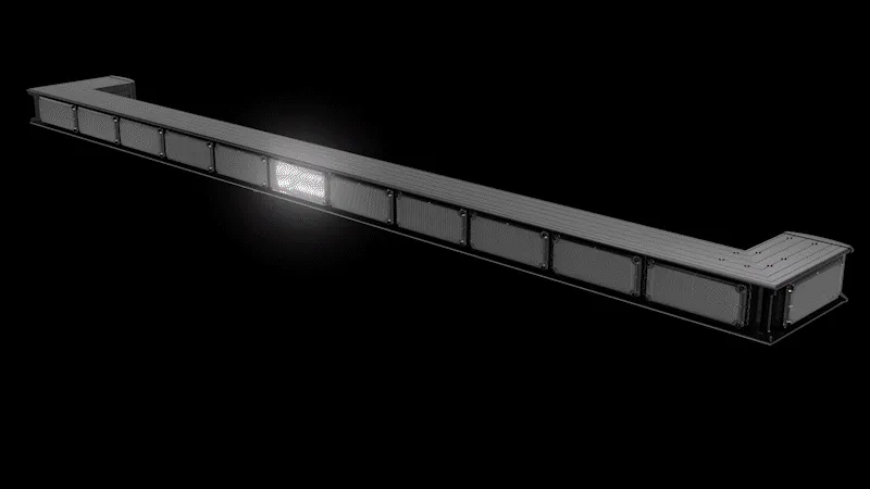 85" 937 Revolution LED Lightbar w/ Emitter - Night Blaze Edition™