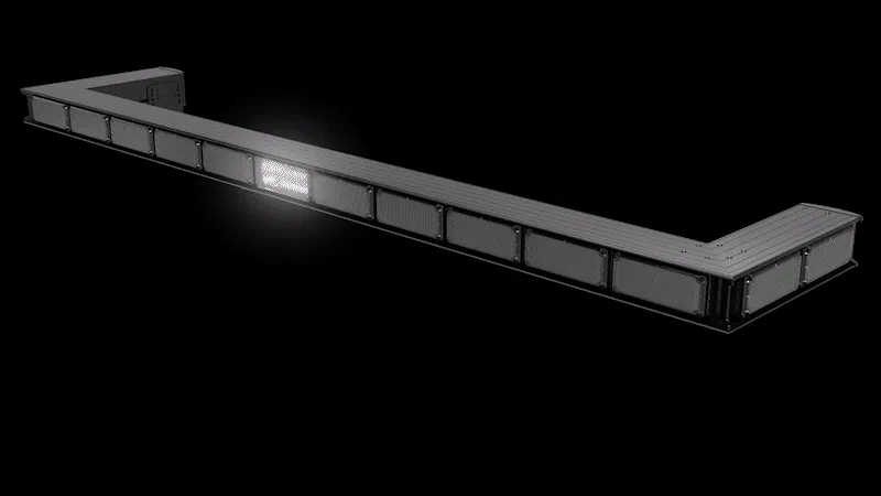 85" 937 Revolution LED Lightbar w/ Emitter - Night Blaze Edition™
