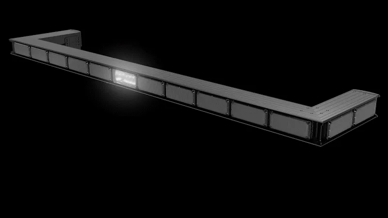 85" 937 Revolution LED Lightbar w/ Emitter - Night Blaze Edition™