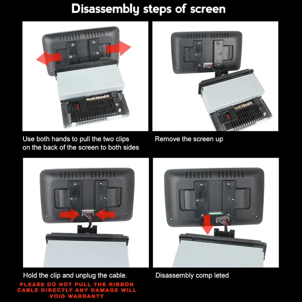 9 Inch Roadstar Rotating Screen Single Din Android Multimedia Unit