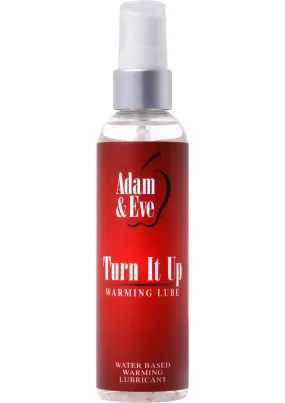 Adam and Eve Turn It Up Water Based Warming Lubricant