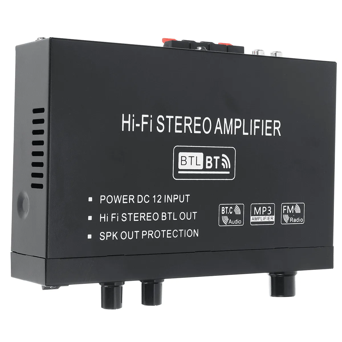 AK35 110V-240V Bluetooth 5.0 Stereo Power Amplifier USB Wireless Music Speakers