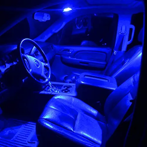 Alla Lighting 800lm Xtreme Super Bright Festoon 41mm 42mm 211-2 214-2 578 Blue LED Bulbs Replacement for Cars Trucks License Plate, Interior Map Dome Trunk Courtesy Lights, 10000K