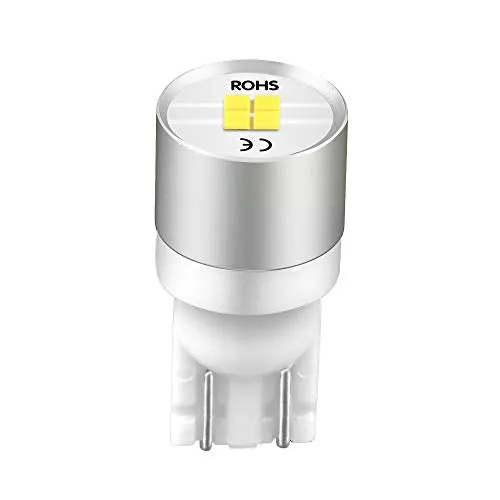 Alla Lighting Newest 194 LED Bulbs Extremely Super Bright T10 168 W5W 2825 175 158 CANBUS Replacement 12V 1616 SMD Car License Plate Light Interior Map Dome Door Lights, 6000K Xenon White