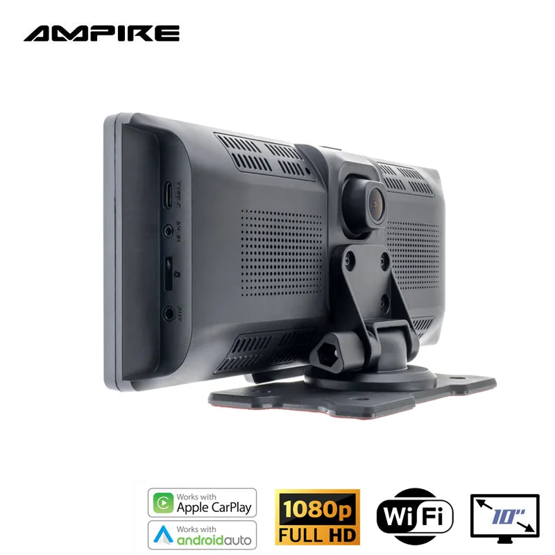AMPIRE CPM100, automobilinė multimedija - monitorius, belaidis CarPlay