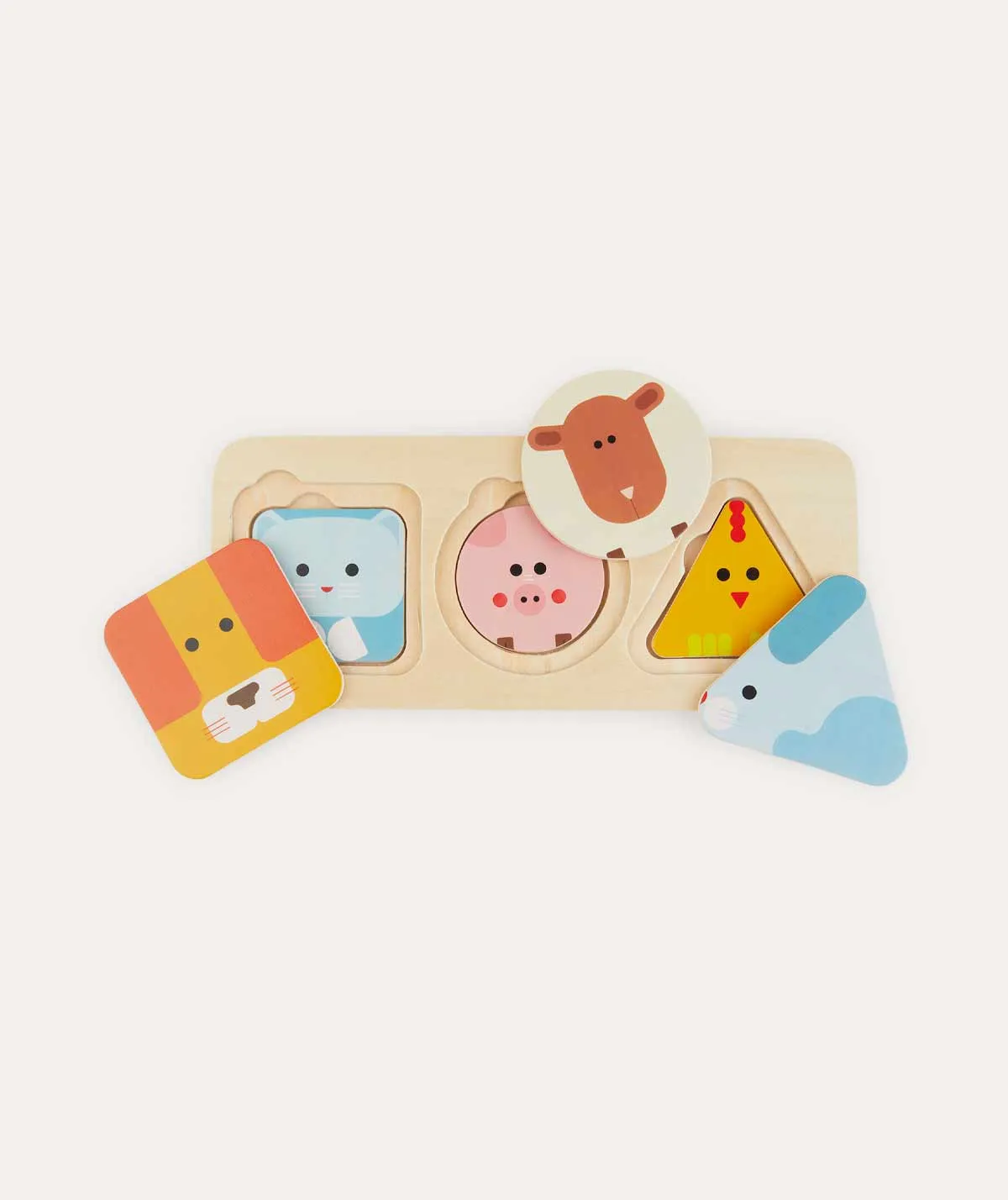 Animal Shape Stacking Puzzle - Multi