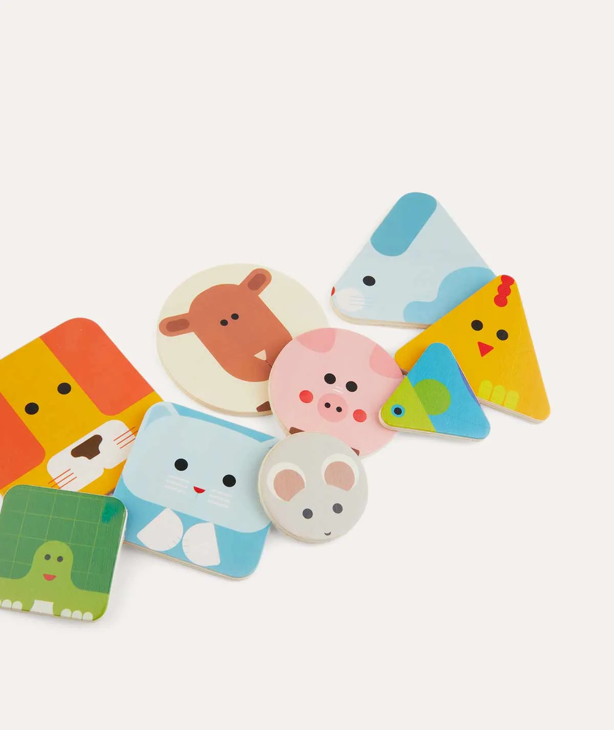 Animal Shape Stacking Puzzle - Multi