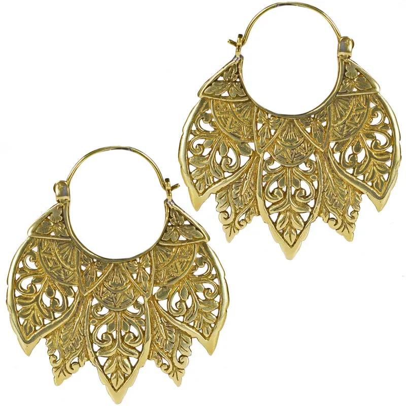 Bali 'Moon Flower' Earrings