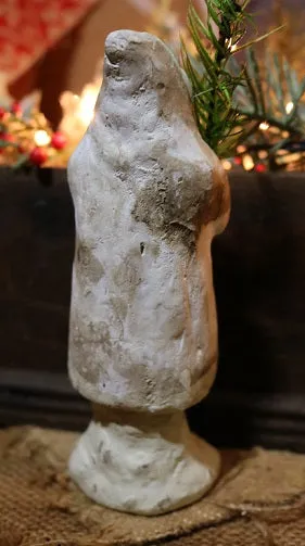 Belsnickle Santa Dovetailed Box Greens Lights Up