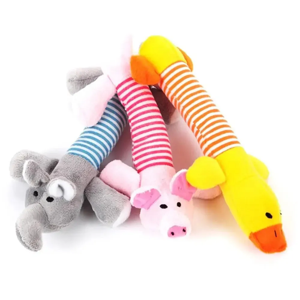 Best Pet Supplies Dog Toy Cute No Stuffing Duck with Soft Squeaker Fun for Indoor Puppies Senior Pups Plush No Mess Chew Play