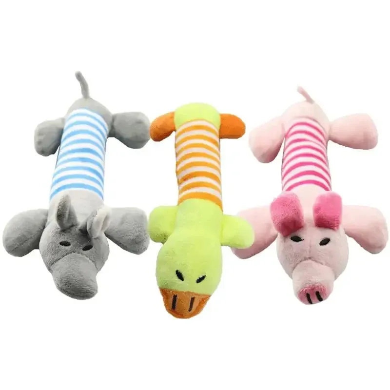 Best Pet Supplies Dog Toy Cute No Stuffing Duck with Soft Squeaker Fun for Indoor Puppies Senior Pups Plush No Mess Chew Play