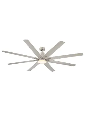 Bluffton 72" Ceiling Fan in Satin Nickel