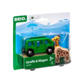 BRIO Giraffe and Wagon