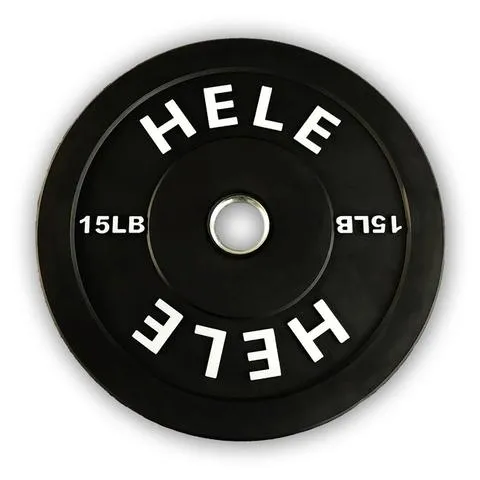 Bumper Plate Stack - Black (260lb.)