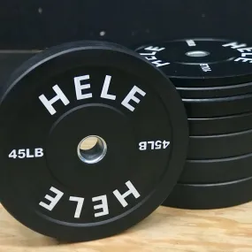 Bumper Plate Stack - Black (260lb.)
