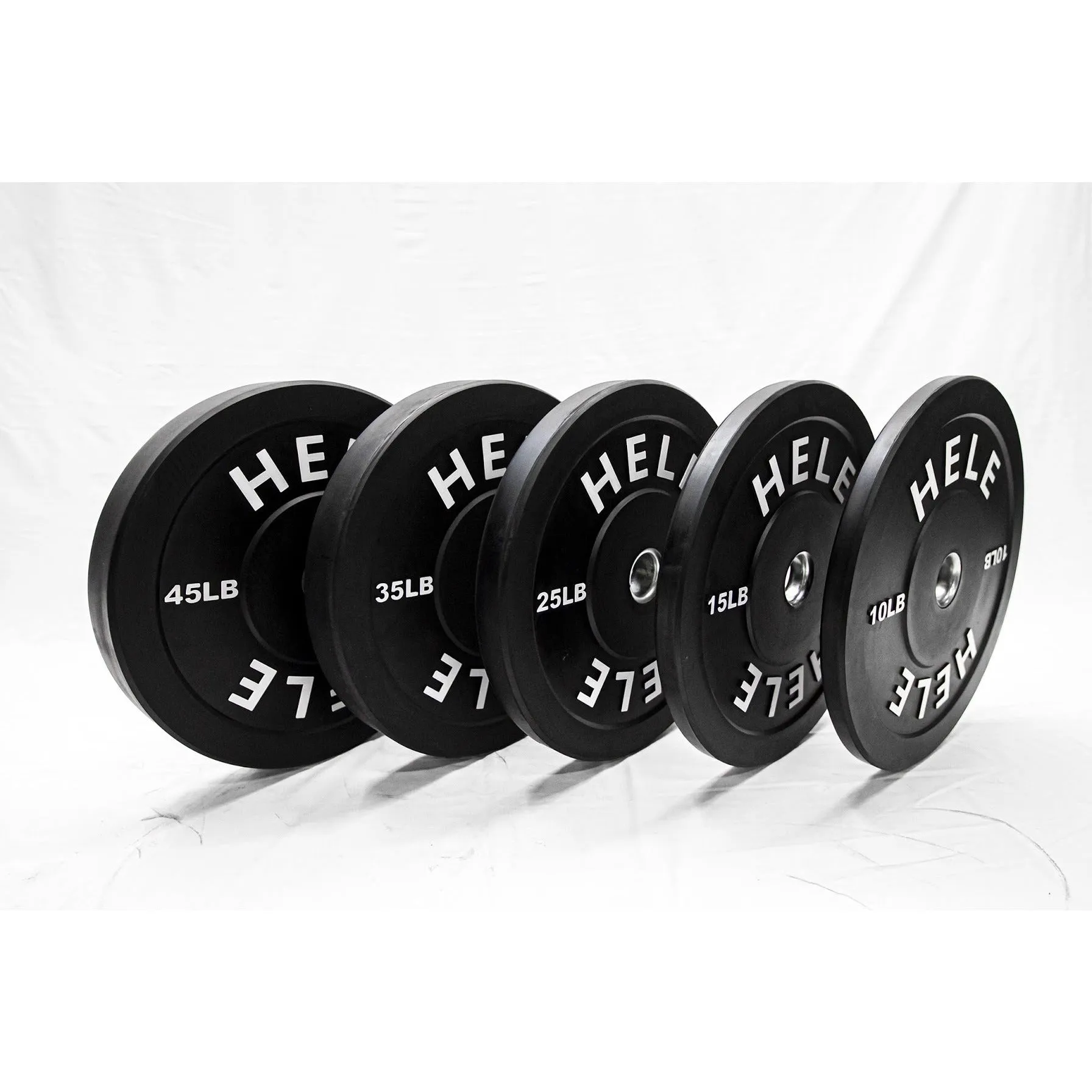 Bumper Plate Stack - Black (260lb.)
