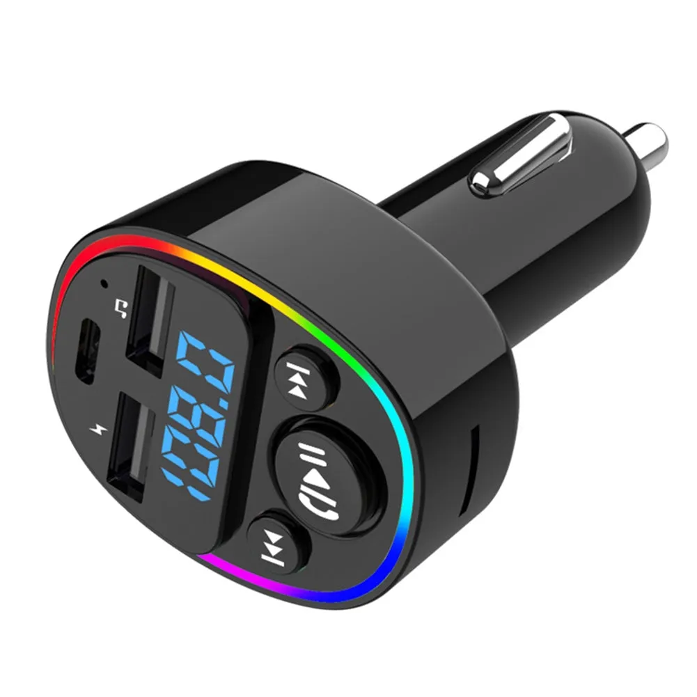 Car Mp3 Player Bluetooth-compatible Receiver Hands Free Phone