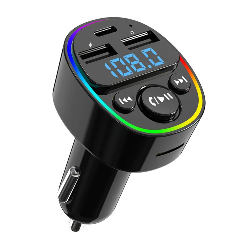 Car Mp3 Player Bluetooth-compatible Receiver Hands Free Phone