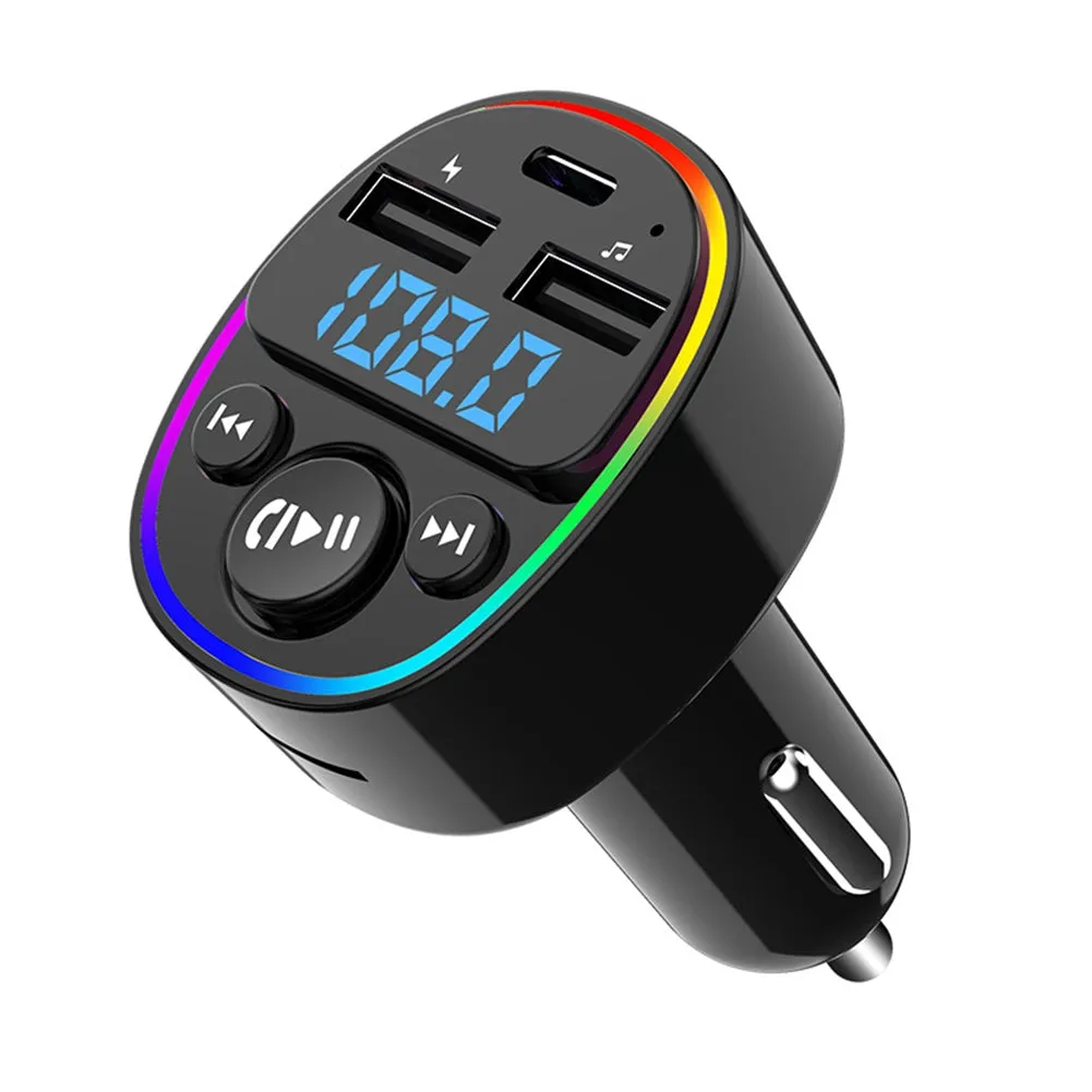 Car Mp3 Player Bluetooth-compatible Receiver Hands Free Phone
