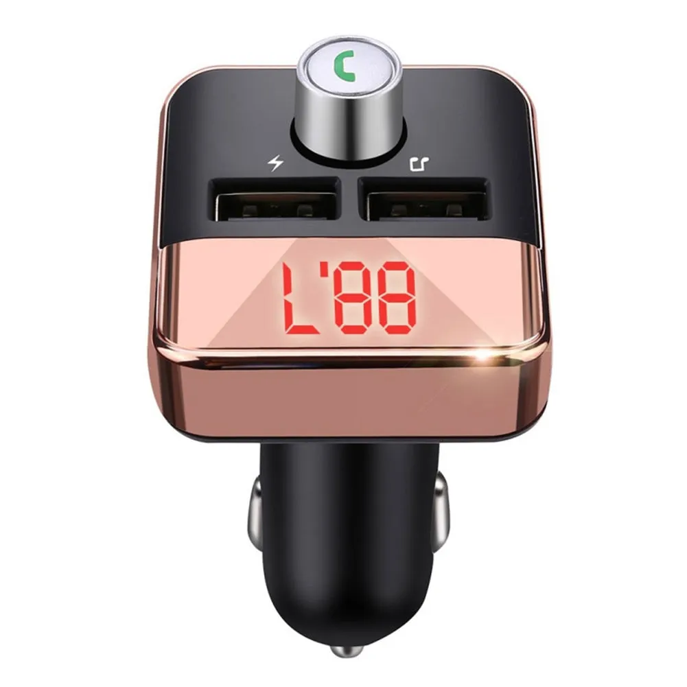 Car Mp3 Player Fm Transmitter Bluetooth-compatible Hands-free