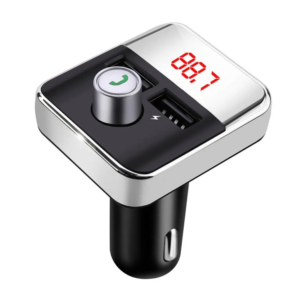 Car Mp3 Player Fm Transmitter Bluetooth-compatible Hands-free