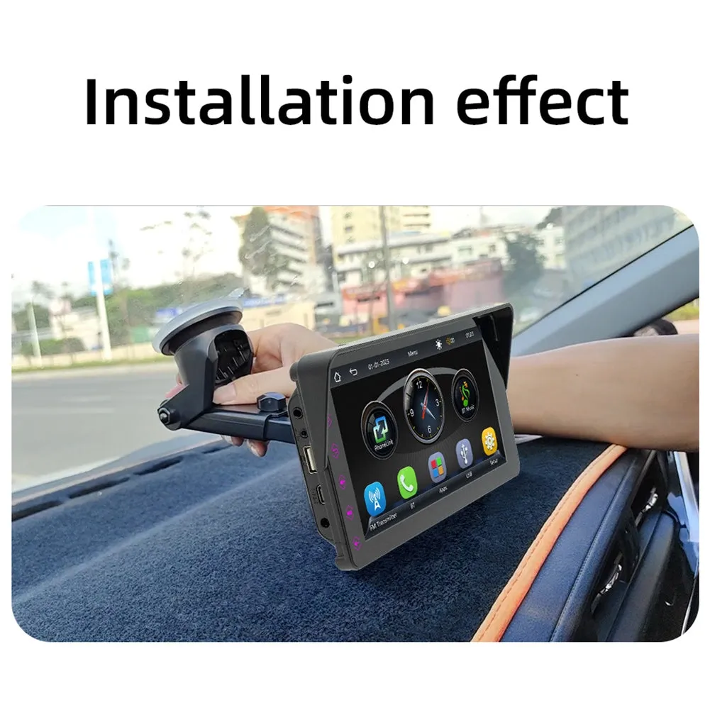 Car Stereo Compatible for Carplay Android Auto 7 Inch Screen