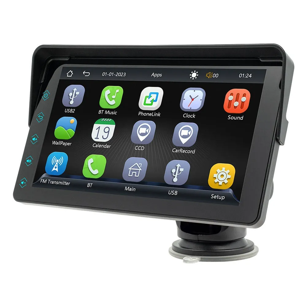 Car Stereo Compatible for Carplay Android Auto 7 Inch Screen