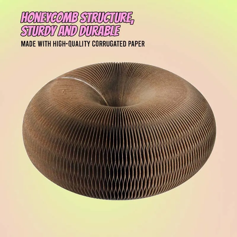 Cat Self-Play Foldable Mushroom Scratcher Tunnel Chaser Ball Toy