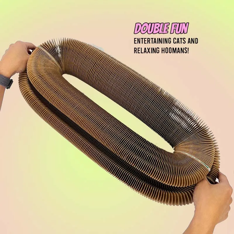 Cat Self-Play Foldable Mushroom Scratcher Tunnel Chaser Ball Toy