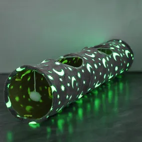 Cat Tunnel Tube with Plush Ball Toys - Meet Glowtastic Adventure! 🌟🐾
