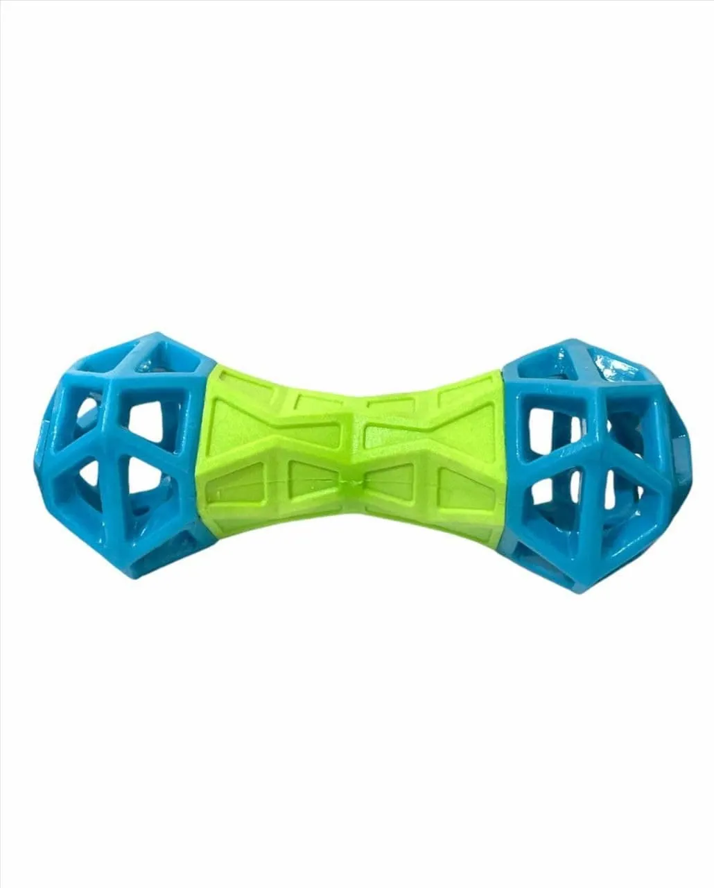 Chewing Dumbbell Shape Rubber Toy with Air Hole