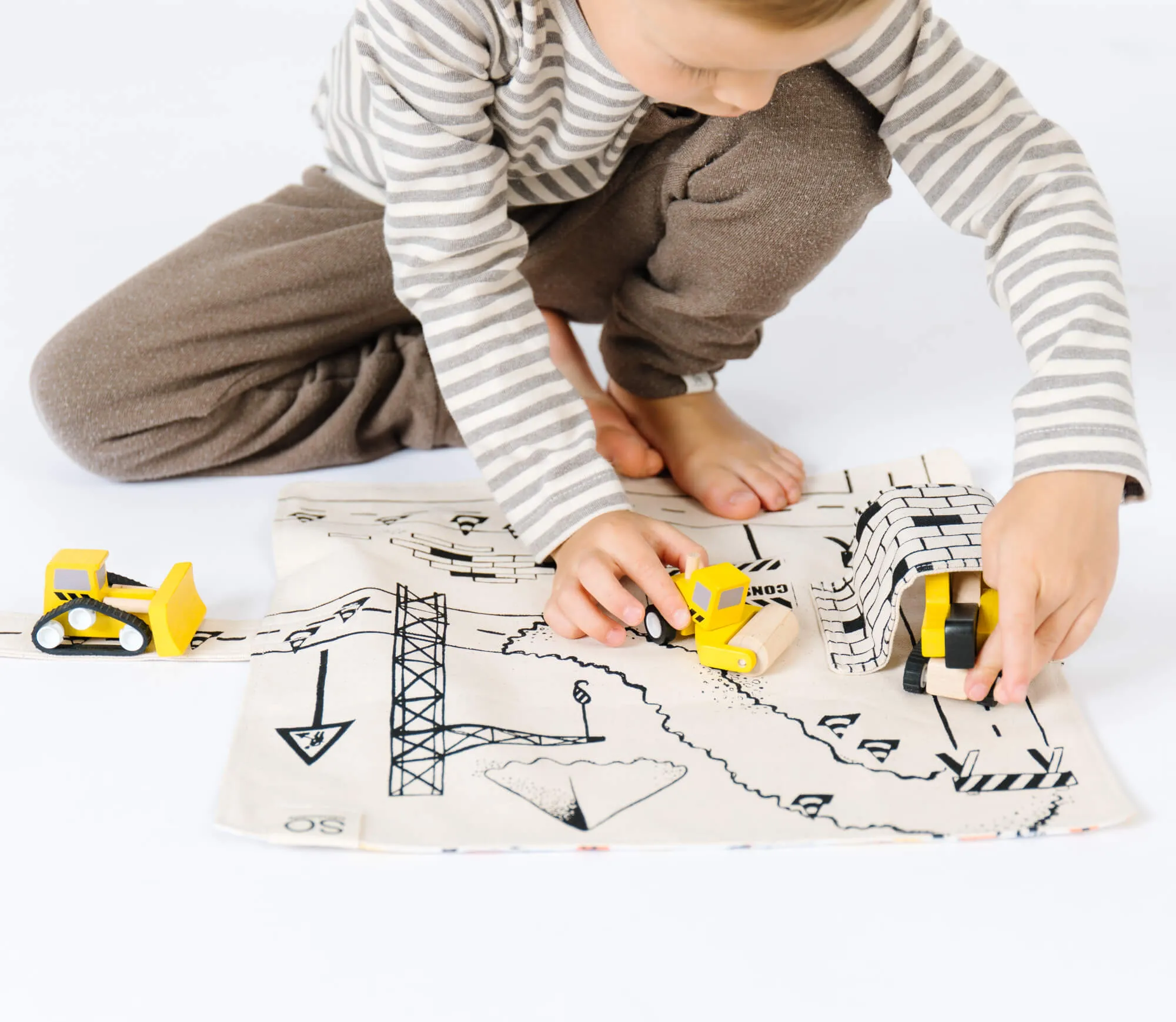 Construction Play Mat: "The CUTEST toys ever! I am in love!"