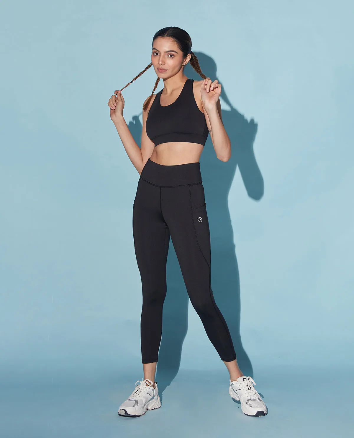 Crostini Bra & Leggings Set in Second SKN Fabric